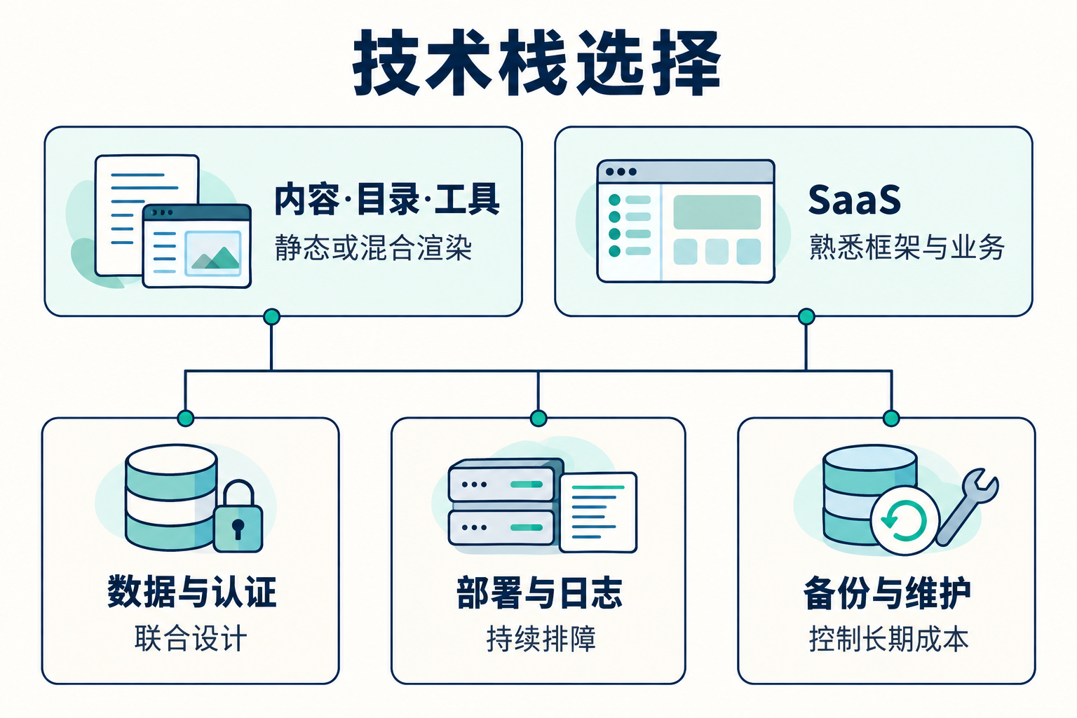 开发工具与技术栈的选择 · 图解 1