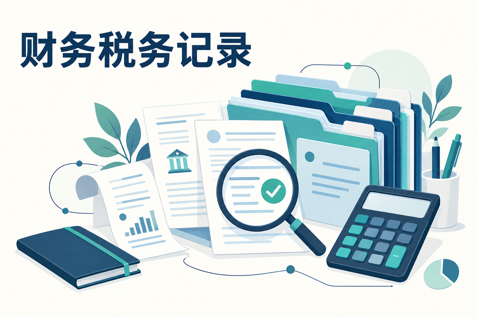 财务与报税记录：每个月要保存什么 配图