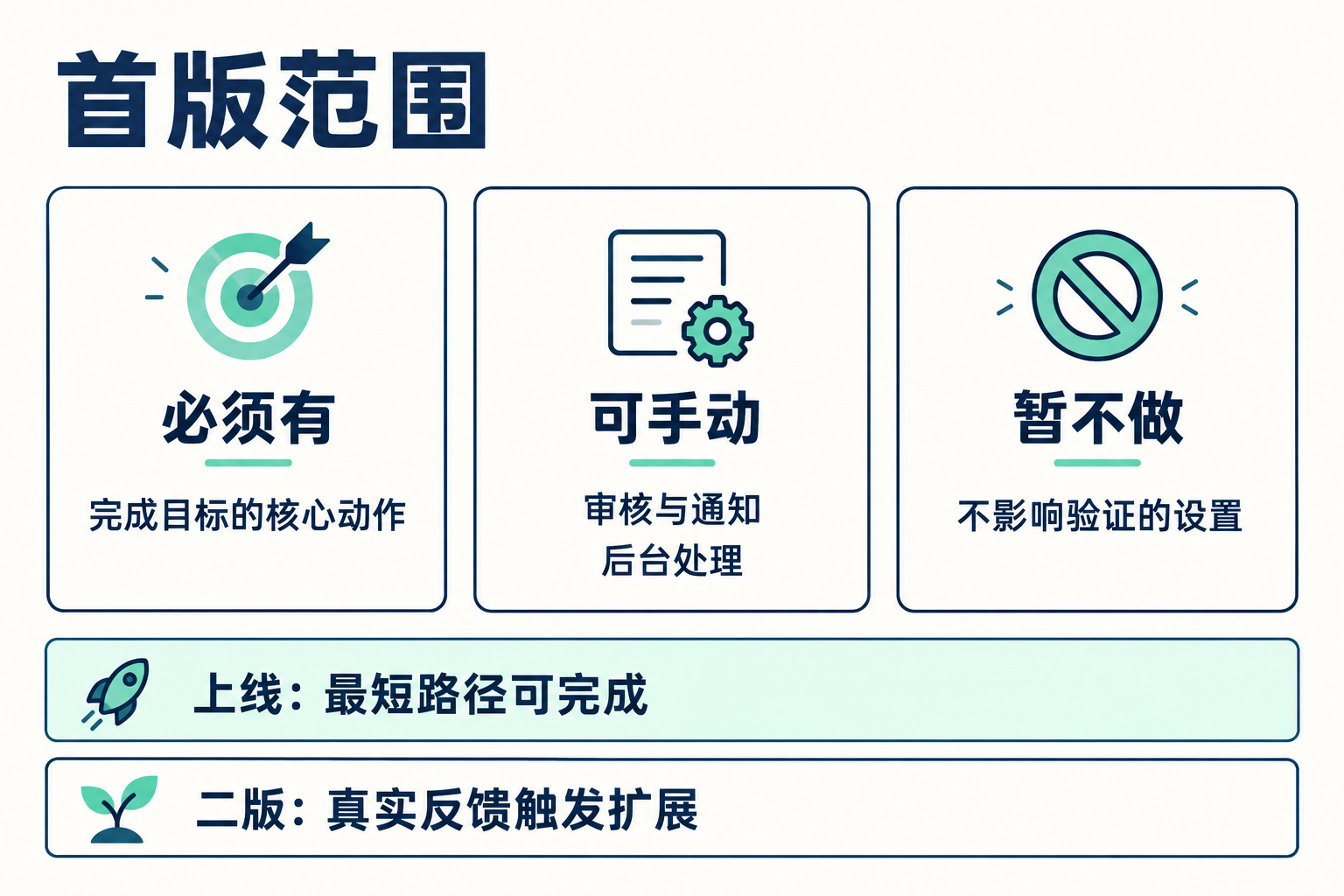 MVP 范围控制：第一版到底做什么 · 图解 1