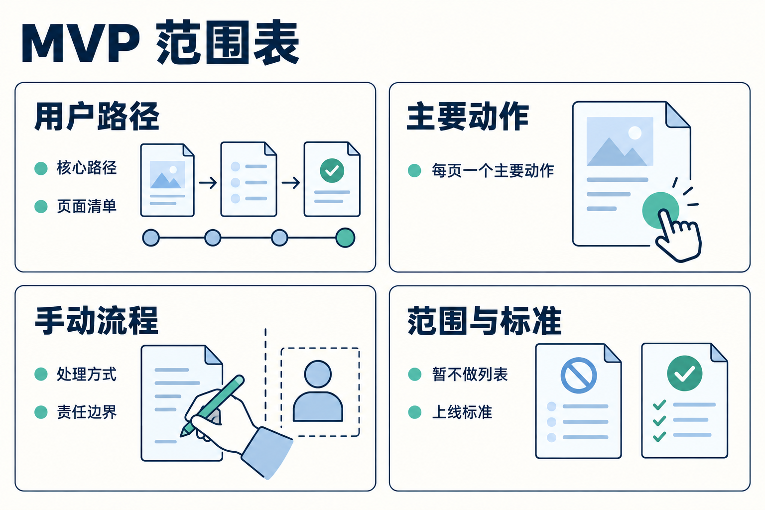 MVP 范围控制：第一版到底做什么 · 图解 2
