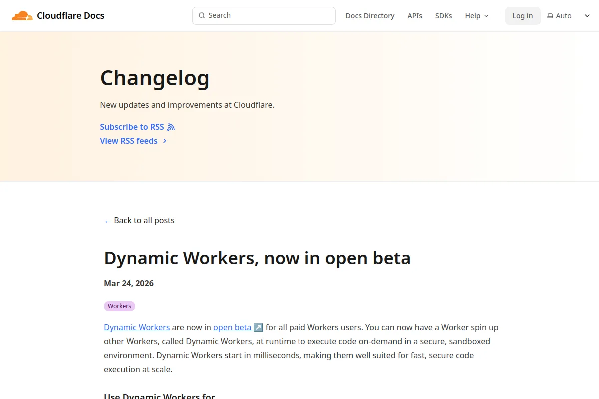 Dynamic Workers 开放测试，代码执行沙箱成为 Agent 基础设施 配图