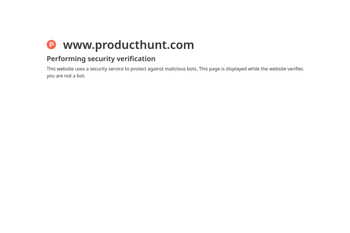 Product Hunt 页面截图